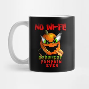 NO WI-FI! Scariest Pumpkin Ever Mug